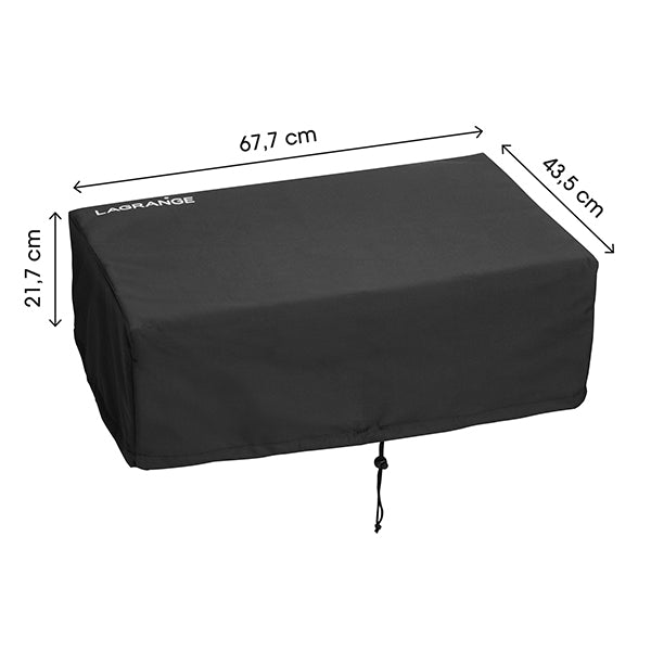 Lot plancha Pro 65 noire avec spatule en inox et sa housse de protection Lagrange - Mathon - 6