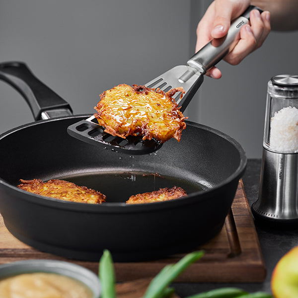 Lot plancha Teppan Yaki 90 cm DOM231 et spatule coudée Primeline - Mathon - 2