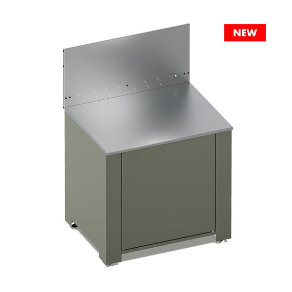 Meuble pour plancha coloris sauge Modulo ENO - Mathon - 3