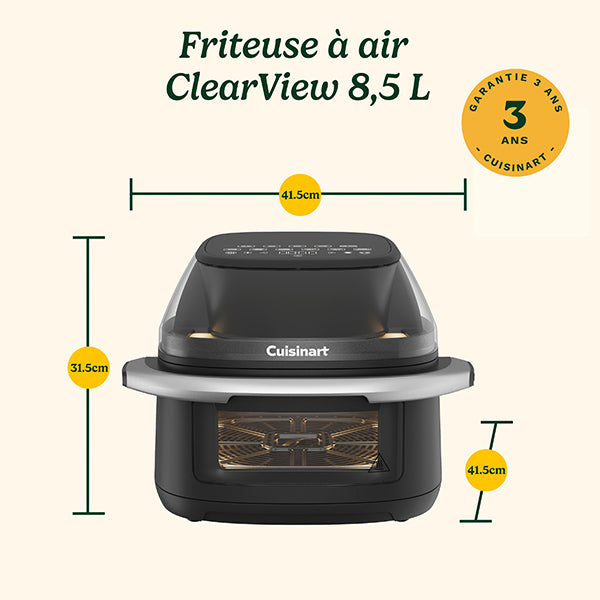 Friteuse sans huile ClearView 8,5 L 2000 W Cuisinart - Mathon - 9