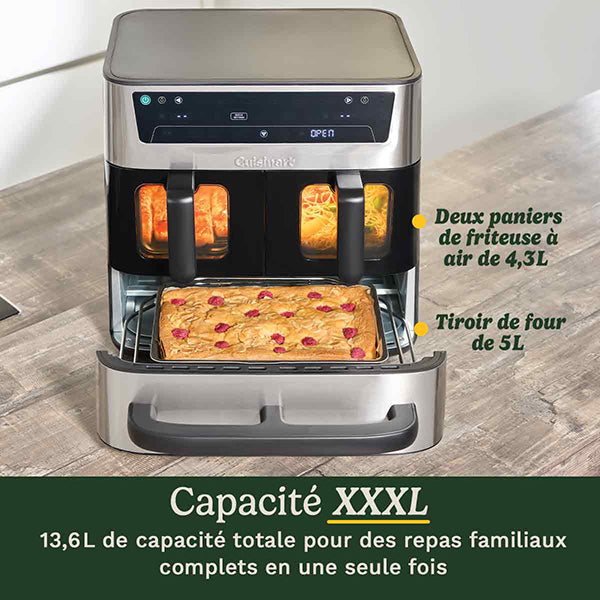 Friteuse à air Trizone 13,6 L 2400 W  Cuisinart - Mathon - 2