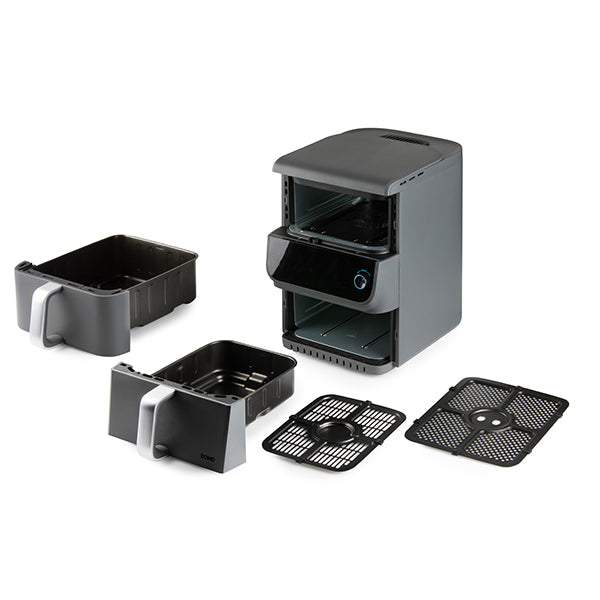 Friteuse à air chaud à doubles compartiments vertical 10 L 2500 W DO549FR Domo - Mathon - 5