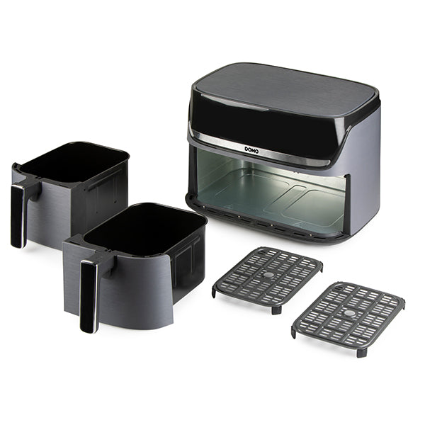 Friteuse à air chaud à doubles compartiments Double Fry Zone 8 L 2850 W DO552FR Domo - Mathon - 4
