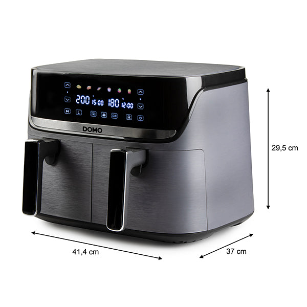 Friteuse à air chaud à doubles compartiments Double Fry Zone 8 L 2850 W DO552FR Domo - Mathon - 6