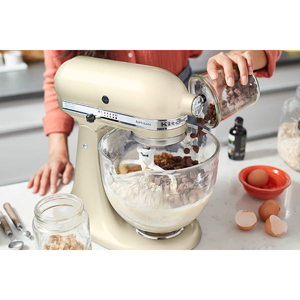 Robot artisan crème 5KSM175PS avec accessoires supplémentaires Kitchenaid - Mathon - 5