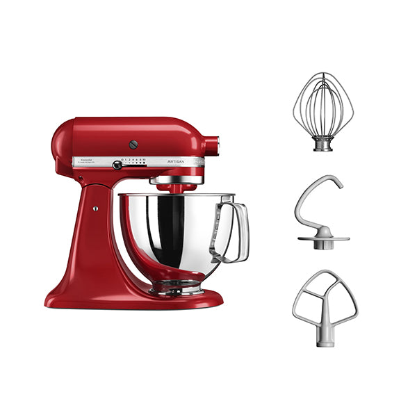Robot pâtissier multifonction Artisan Rouge Empire 300 W 5KSM125EER Kitchenaid - Mathon - 4