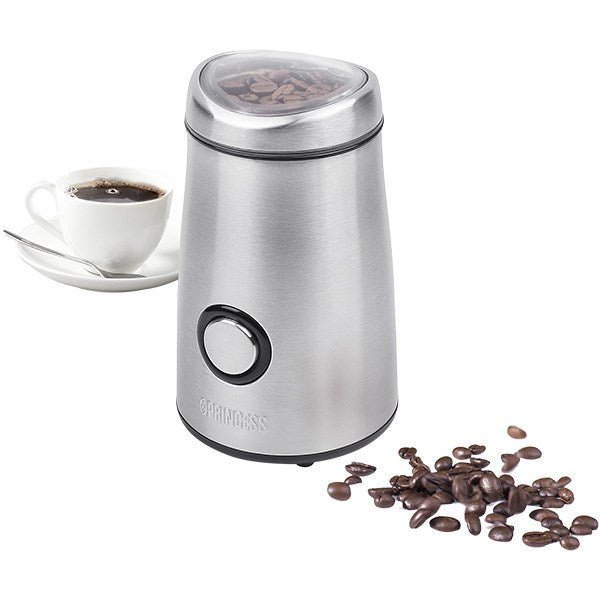 Moulin à Café électrique inox 150 W 01.242196.01.001 Princess - Mathon - 1