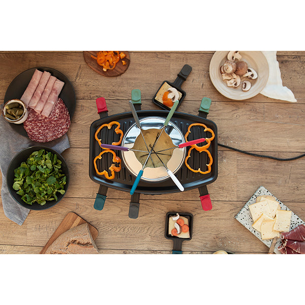 Set à raclette, gril et fondue 8 personnes 1100 W Livoo - Mathon - 3