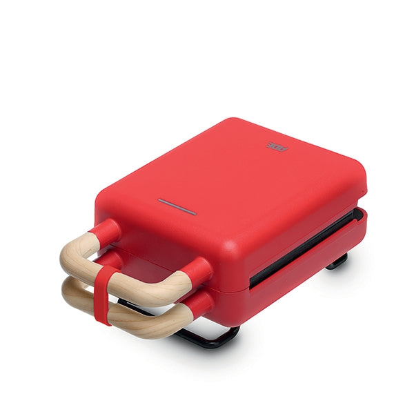 Gaufrier croque-monsieur 600 W KG2006-2 rouge ADE - Mathon - 1