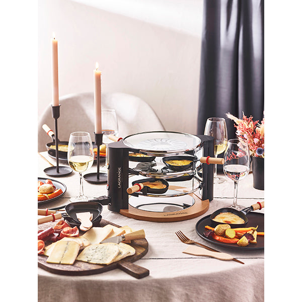 Raclette Evolution avec accessoires à fromage et deux grands poêlons Lagrange - Mathon - 4
