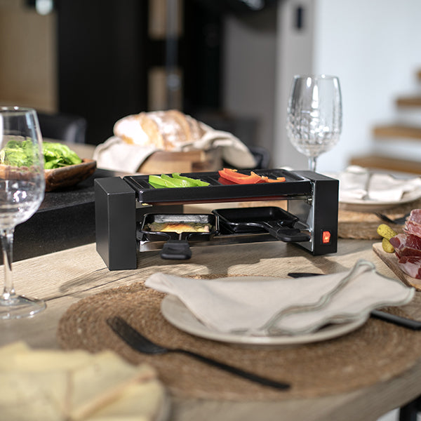 Appareil à raclette 2 personnes noir ON1010N 400 W Onli - Mathon - 2