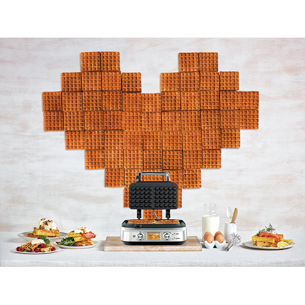 Gaufrier The Smart Waffle™ Pro inox 1000 W SWM620 Sage - Mathon - 5