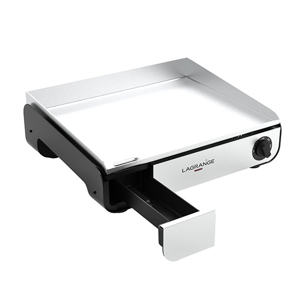 Plancha électrique Pro 50 noire et spatule en inox Lagrange - Mathon - 4