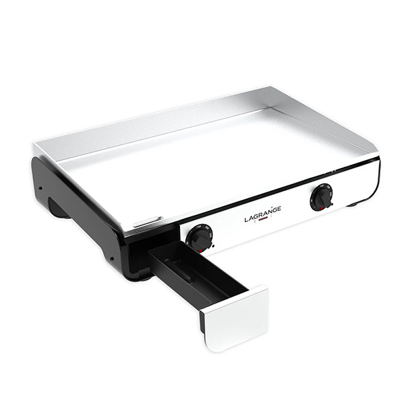 Lot plancha Pro 65 noire avec spatule en inox et sa housse de protection Lagrange - Mathon - 4