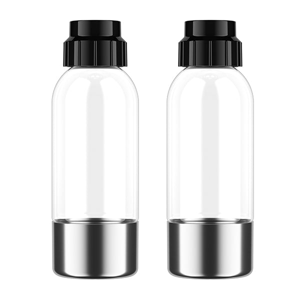 2 bouteilles 0,5 L pour machine à gazéifier Aquabella Naturamix - Mathon