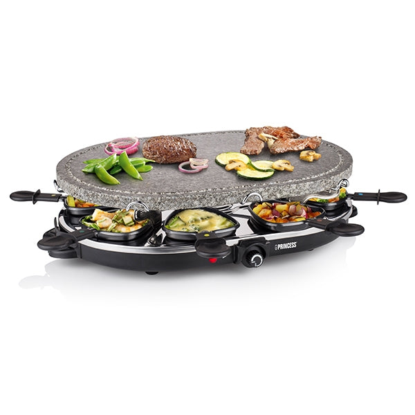 Set appareils à raclette avec pierre à cuire et à fondue 8 personnes Princess - Mathon - 2