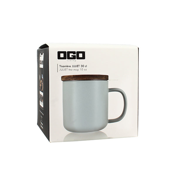 Tisanière mug Juliet en grès gris 300 ml   Ogo - Mathon - 4