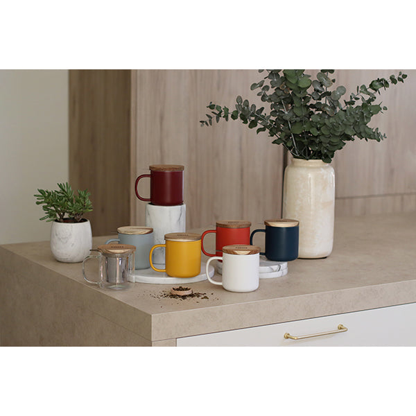 Tisanière mug Juliet en grès jaune 300 ml Ogo - Mathon - 3