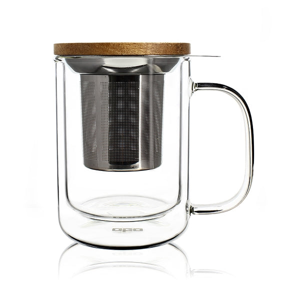 Tisanière verre double paroi Gustave 350 ml OGO Ogo - Mathon - 1