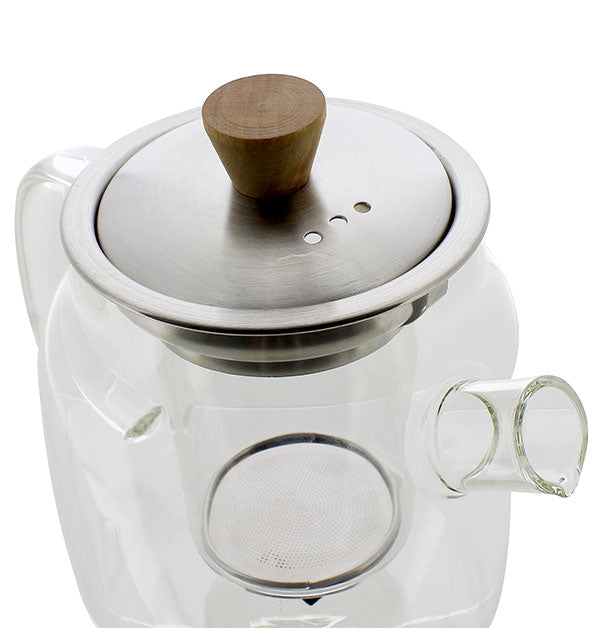 Théière Oscar en verre borosilicate et inox 0,55 L   Ogo - Mathon - 2
