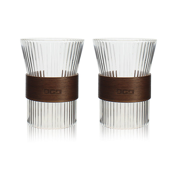 Set de 2 tasses Karl en verre borosilicate 325 ml  Ogo - Mathon