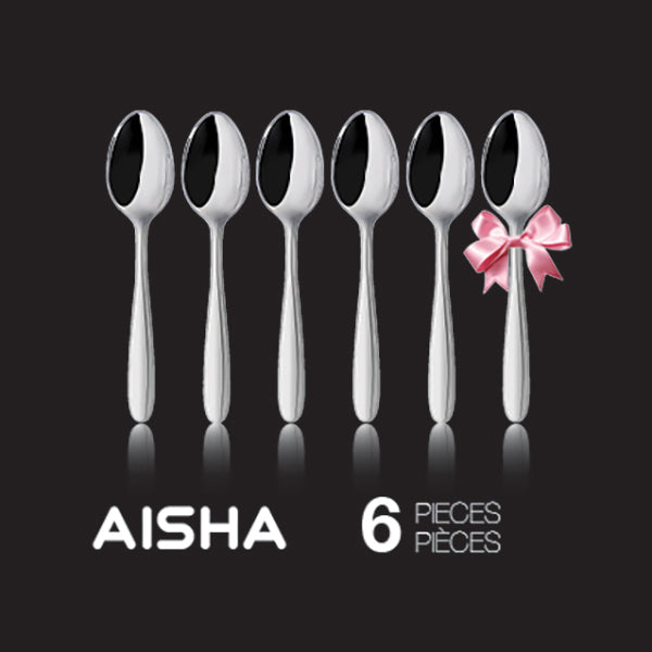 Coffret 6 cuillères à café Aisha Inoxriv - Mathon - 3