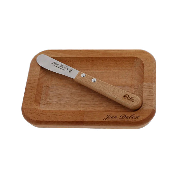 Beurrier et tartineur Tradition en bois de hêtre  Jean Dubost - Mathon - 1