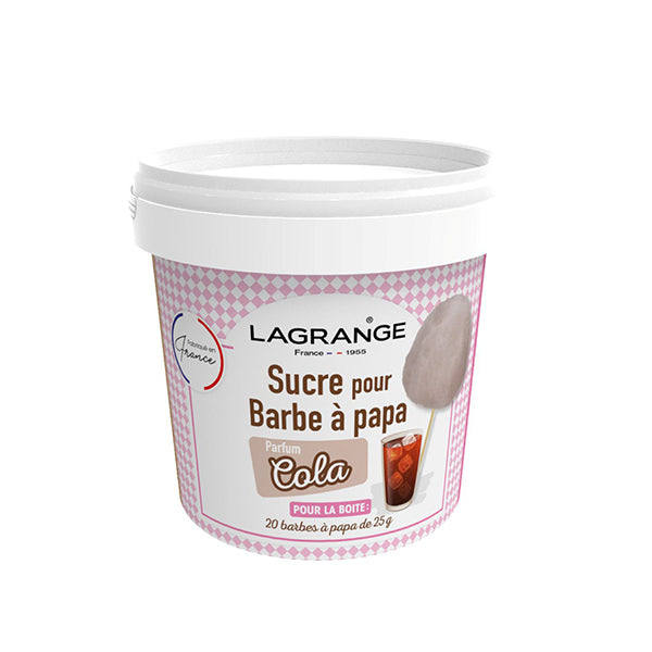 Sucre à barbe à papa Cola 500 g 380009 Lagrange - Mathon
