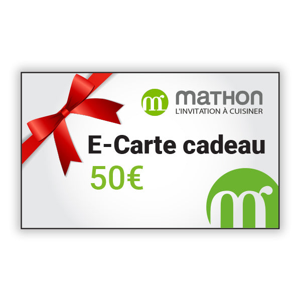 E-carte cadeau Mathon 50€ - Mathon