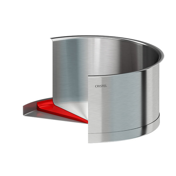 Set 4 casseroles inox Strate sans manche 14, 16, 18 et 20 cm Cristel - Mathon - 2