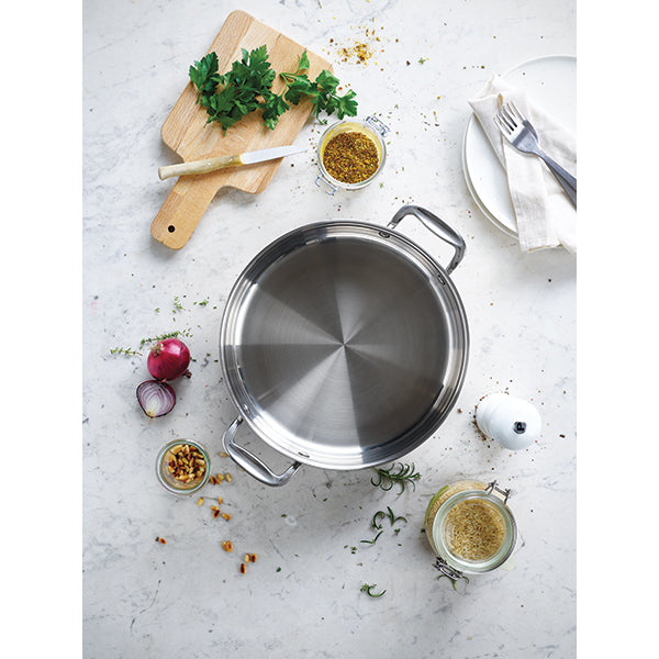Sauteuse tout inox Chef 28 cm et couvercle Beka - Mathon - 2