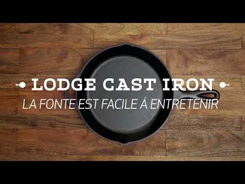 Set poêle 26 cm et sauteuse 3L en fonte naturelle avec double poignées Lodge - Mathon - 5