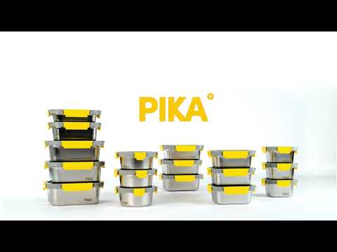Boîte de conservation en inox rectangulaire 1200 ml compatible micro-ondes Pika - Mathon - 5