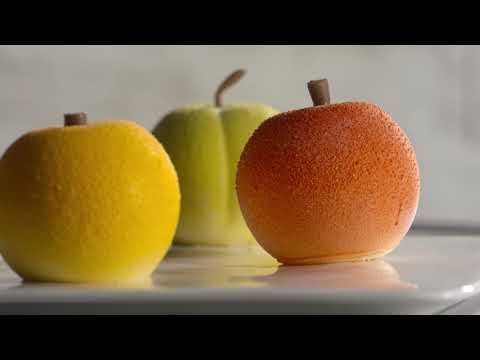 Moule silicone 3D 6 mini gâteaux fruits Silikomart - Mathon - 3