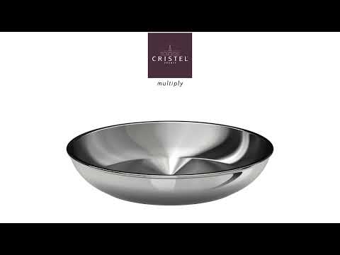Lot 2 poêles tout inox Casteline 24 et 28 cm et manche amovible Cristel - Mathon - 7