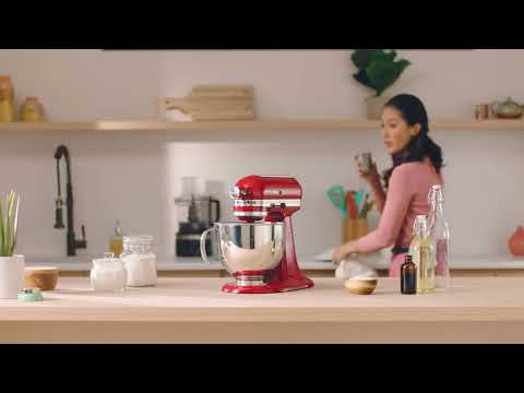 Robot pâtissier multifonction Artisan Rouge Empire 300 W 5KSM125EER Kitchenaid - Mathon - 6