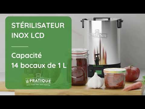 Stérilisateur inox électrique 30 litres automatique 2200 W Le Pratique - Mathon - 4