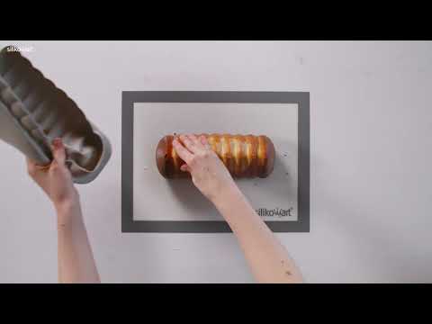 Moule à insert pour bûche avec 2 tailles  Silikomart - Mathon - 6