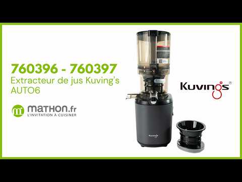 Extracteur de jus AUTO6 1,7 L 200 W gris anthracite Kuvings - Mathon - 6